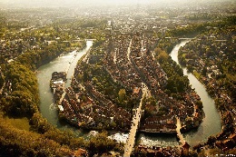 Ansicht der Stadt Bern
