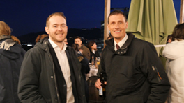 Pascal Stegmann und Siegfried Nagel beim Apéro zum Congress Dinner